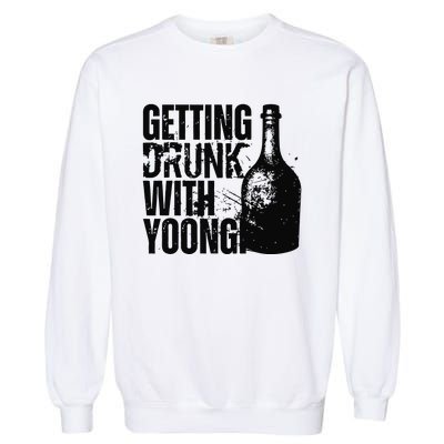 Getting Drunk With Yoongi Suchwita Garment-Dyed Sweatshirt