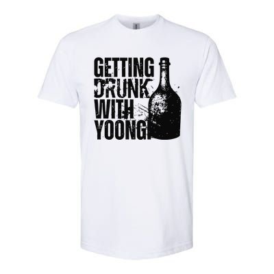 Getting Drunk With Yoongi Suchwita Softstyle CVC T-Shirt