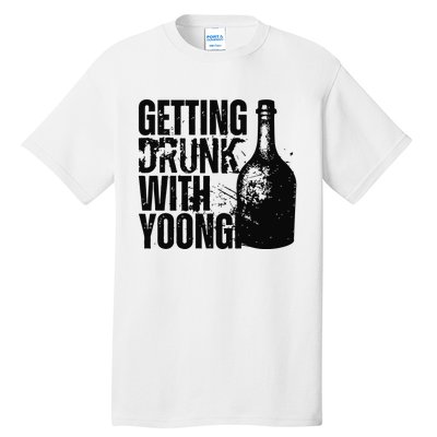 Getting Drunk With Yoongi Suchwita Tall T-Shirt