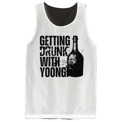 Getting Drunk With Yoongi Suchwita Mesh Reversible Basketball Jersey Tank