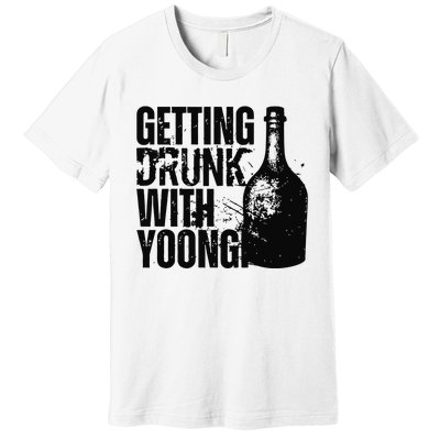 Getting Drunk With Yoongi Suchwita Premium T-Shirt