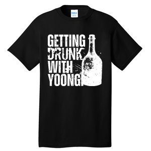 Getting Drunk With Yoongi Suchwita Tall T-Shirt