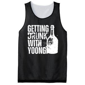 Getting Drunk With Yoongi Suchwita Mesh Reversible Basketball Jersey Tank