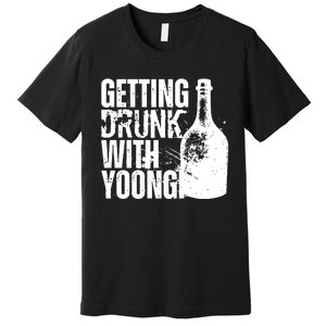 Getting Drunk With Yoongi Suchwita Premium T-Shirt