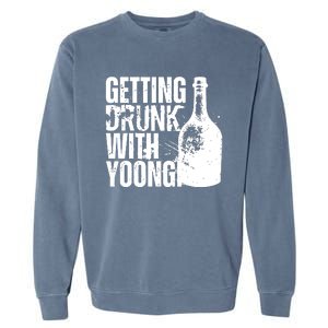 Getting Drunk With Yoongi Suchwita Garment-Dyed Sweatshirt