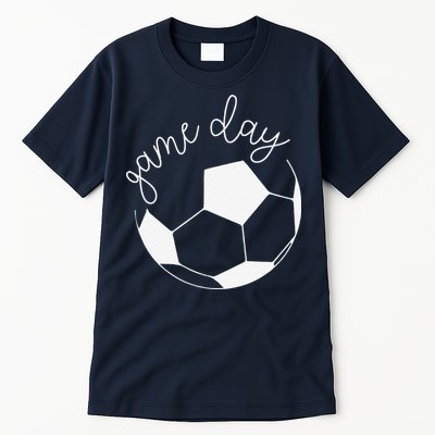Game Day Women Mom Soccer Tall T-Shirt