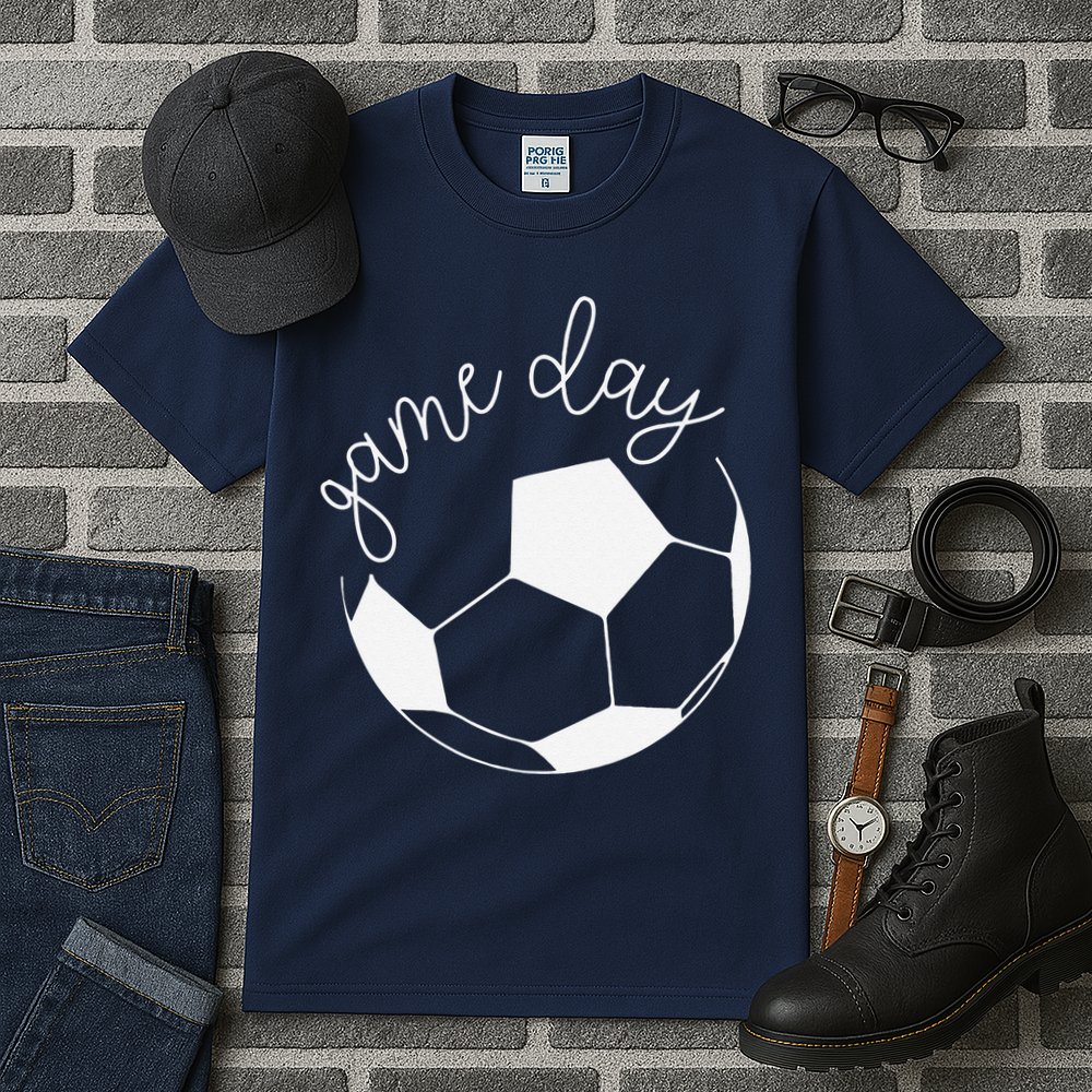 Game Day Women Mom Soccer Tall T-Shirt