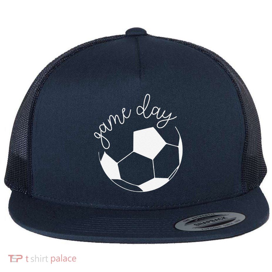 Game Day Women Mom Soccer Flatbill Hat