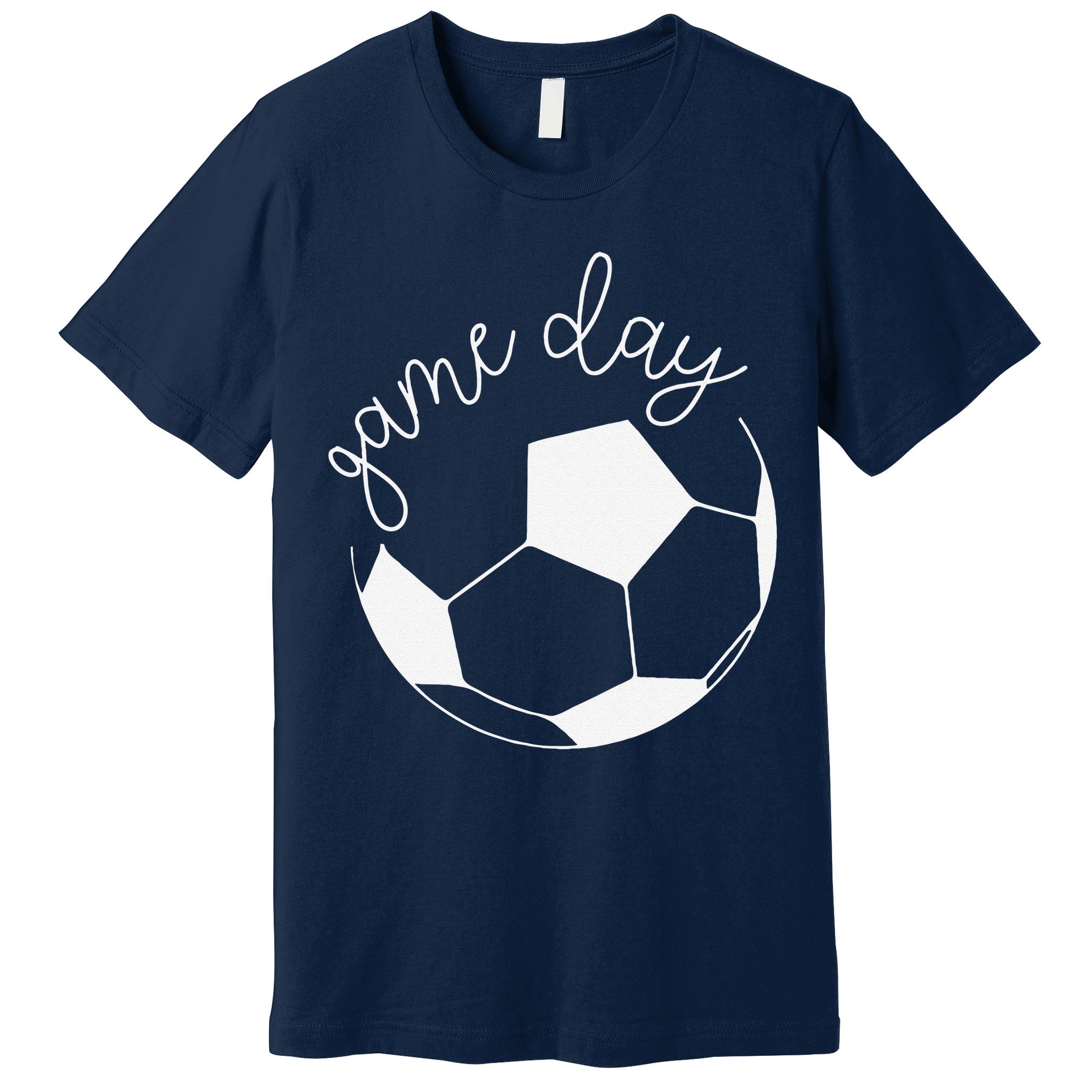 Game Day Women Mom Soccer Premium T-Shirt