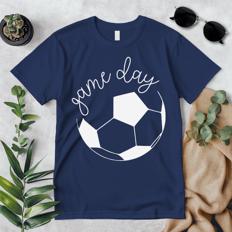 Game Day Women Mom Soccer Premium T-Shirt