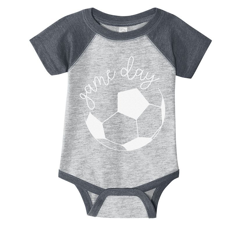 Game Day Women Mom Soccer Infant Baby Jersey Bodysuit