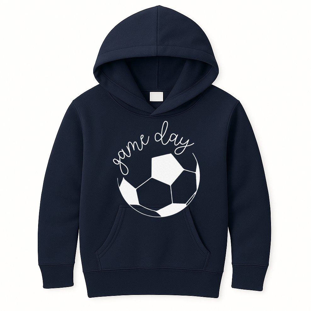 Game Day Women Mom Soccer Kids Hoodie