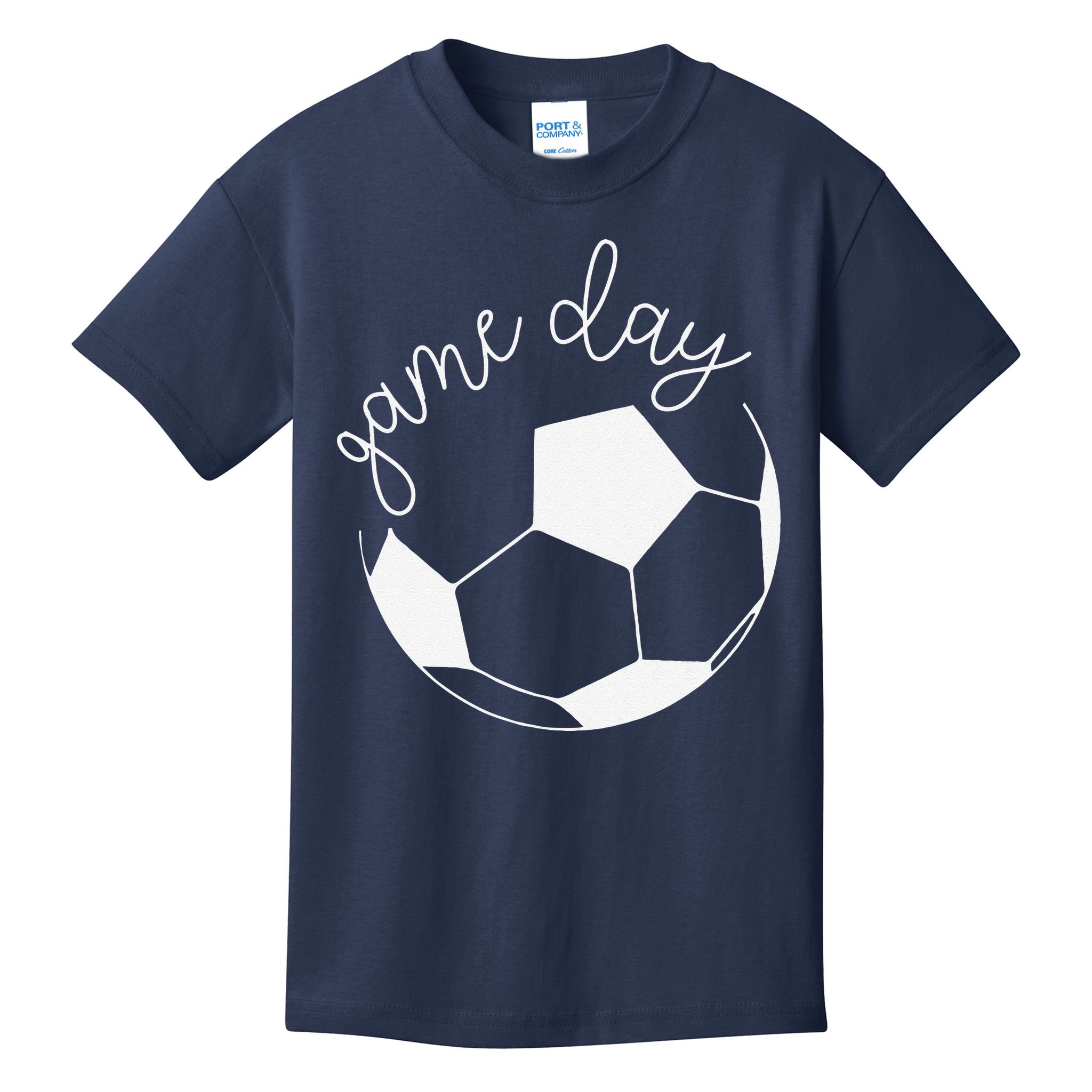 Game Day Women Mom Soccer Kids T-Shirt