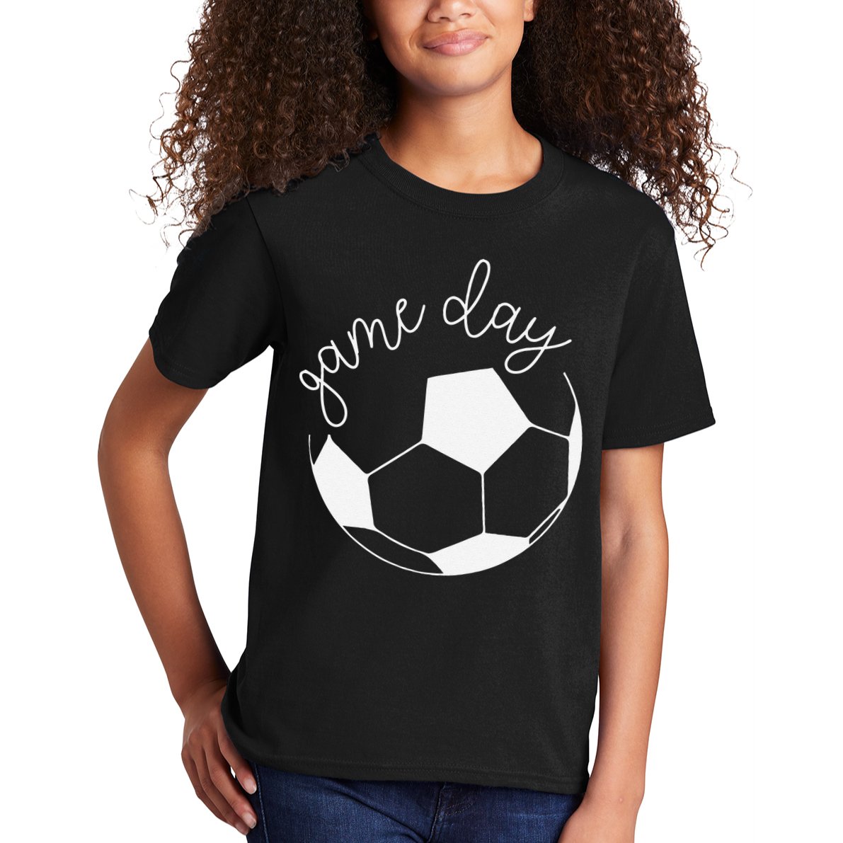 Game Day Women Mom Soccer Kids T-Shirt