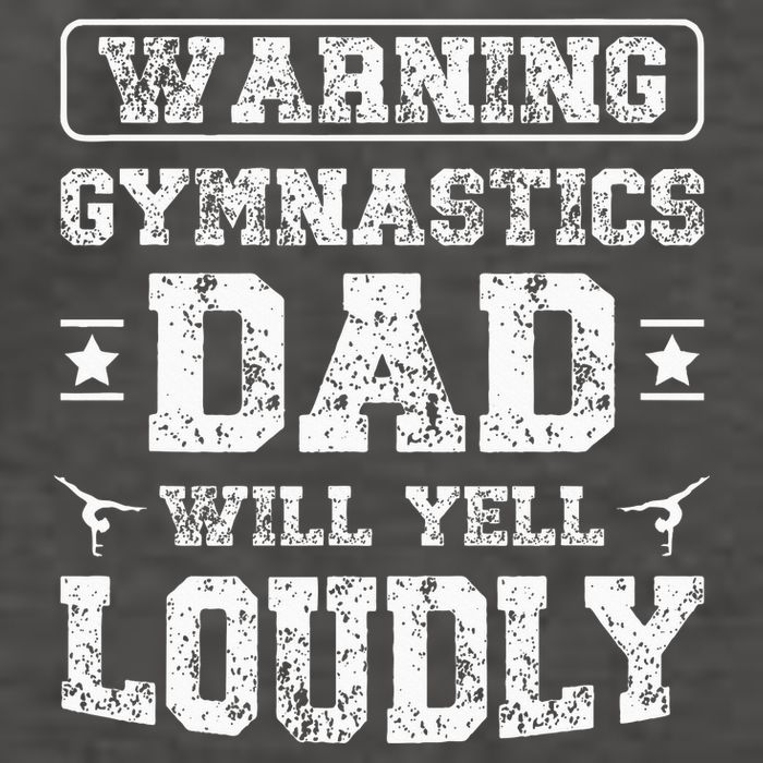 Gymnastics Dad Will Yell Loudly Gymnast Dad Of A Gymnast Vector Backpack