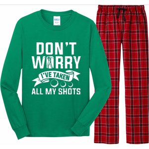 Golf Dont Worry Ive Taken All My Shots Long Sleeve Pajama Set