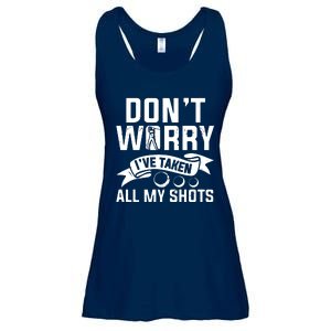 Golf Dont Worry Ive Taken All My Shots Ladies Essential Flowy Tank