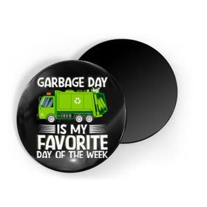 Garbage Day Waste Management Costume Magnet