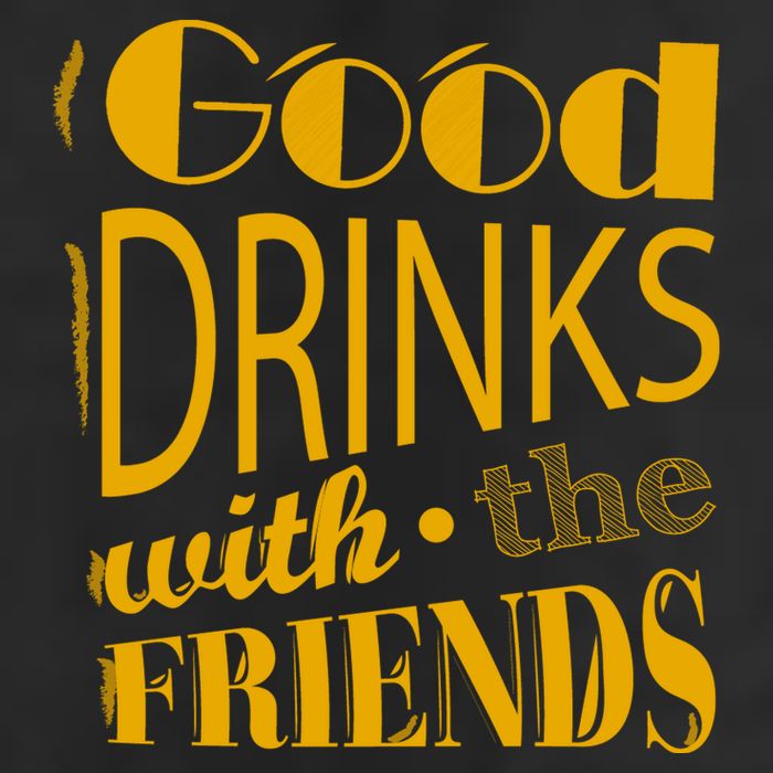 Good Drinks With The Friends 25L Jumbo Tote