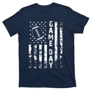 Game Day With Flag American Football Lovers T-Shirt