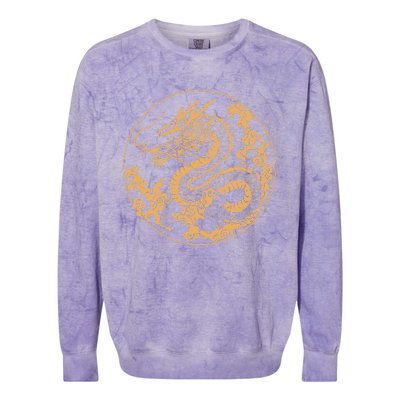 Golden Dragon Year Of The Dragon Colorblast Crewneck Sweatshirt