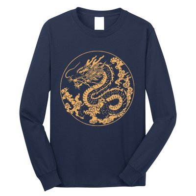 Golden Dragon Year Of The Dragon Long Sleeve Shirt