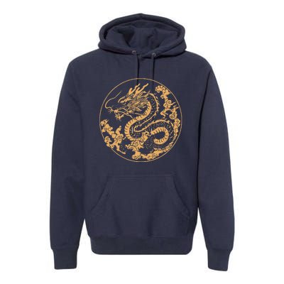 Golden Dragon Year Of The Dragon Premium Hoodie