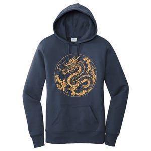 Golden Dragon Year Of The Dragon Women's Pullover Hoodie