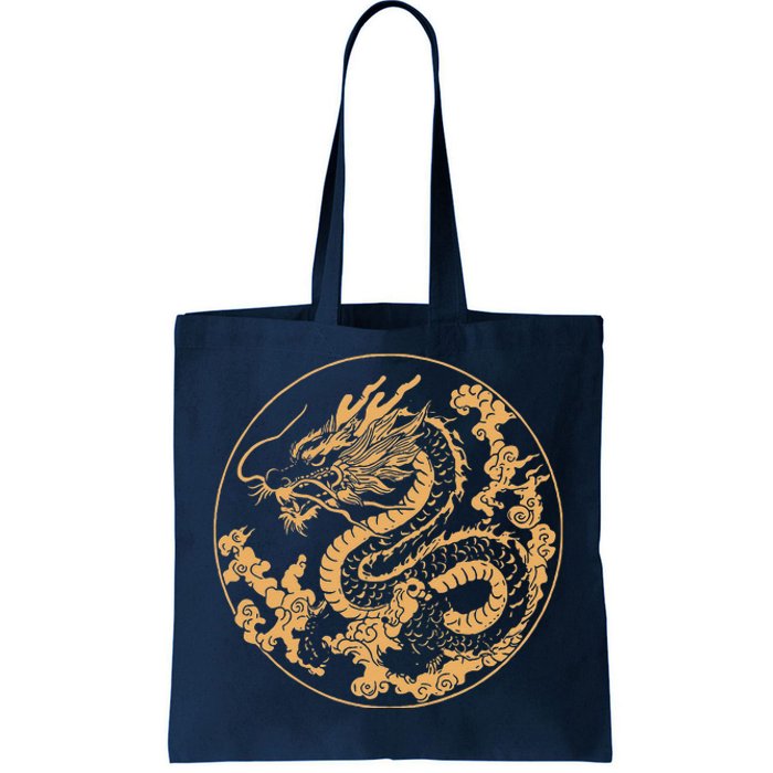 Golden Dragon Year Of The Dragon Tote Bag