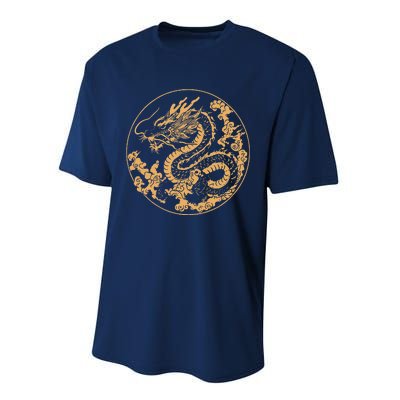 Golden Dragon Year Of The Dragon Performance Sprint T-Shirt