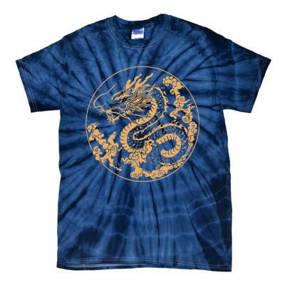 Golden Dragon Year Of The Dragon Tie-Dye T-Shirt