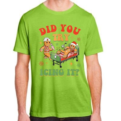 Gingerbread Did You Try Icing It Adult ChromaSoft Performance T-Shirt