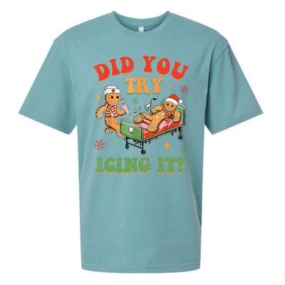 Gingerbread Did You Try Icing It Sueded Cloud Jersey T-Shirt