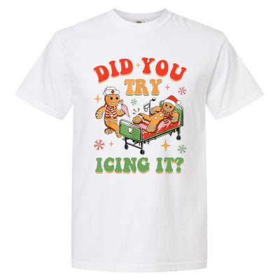 Gingerbread Did You Try Icing It Garment-Dyed Heavyweight T-Shirt