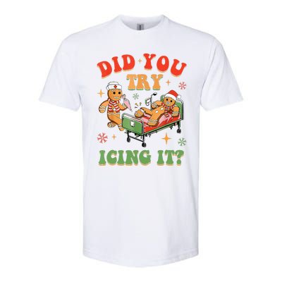 Gingerbread Did You Try Icing It Softstyle® CVC T-Shirt