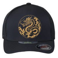 Golden Dragon Year Of The Dragon Flexfit Unipanel Trucker Cap