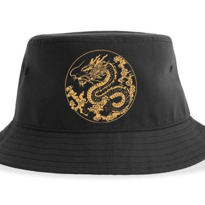 Golden Dragon Year Of The Dragon Sustainable Bucket Hat