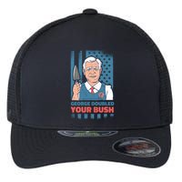 George Doubled Your Bush Funny Garden Flexfit Unipanel Trucker Cap