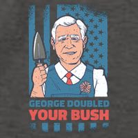 George Doubled Your Bush Funny Garden Vector Backpack