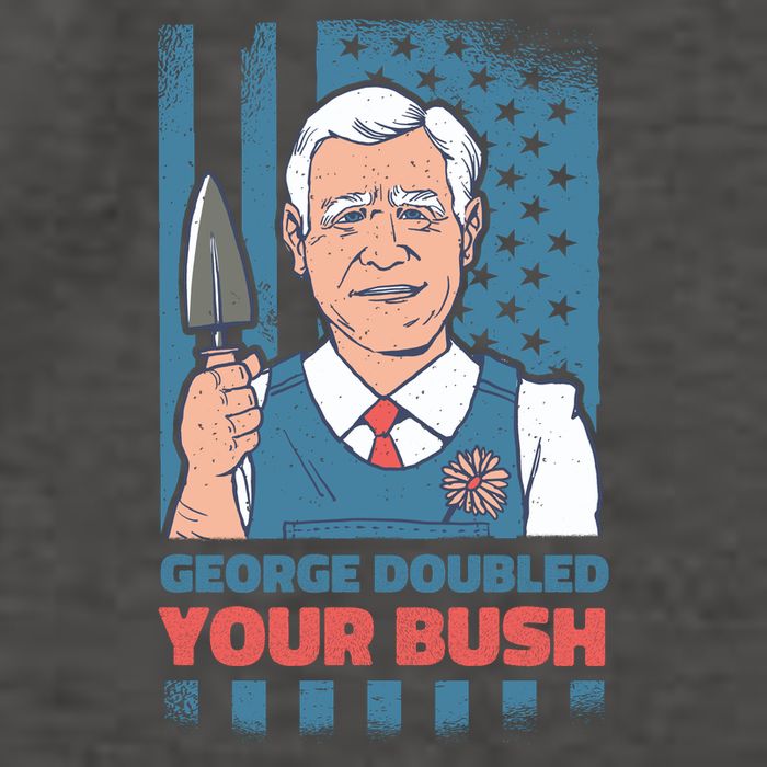 George Doubled Your Bush Funny Garden Vector Backpack