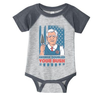 George Doubled Your Bush Funny Garden Infant Baby Jersey Bodysuit