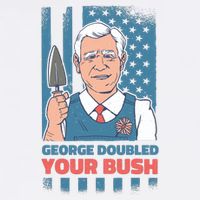 George Doubled Your Bush Funny Garden USA-Made Doggie Bandana