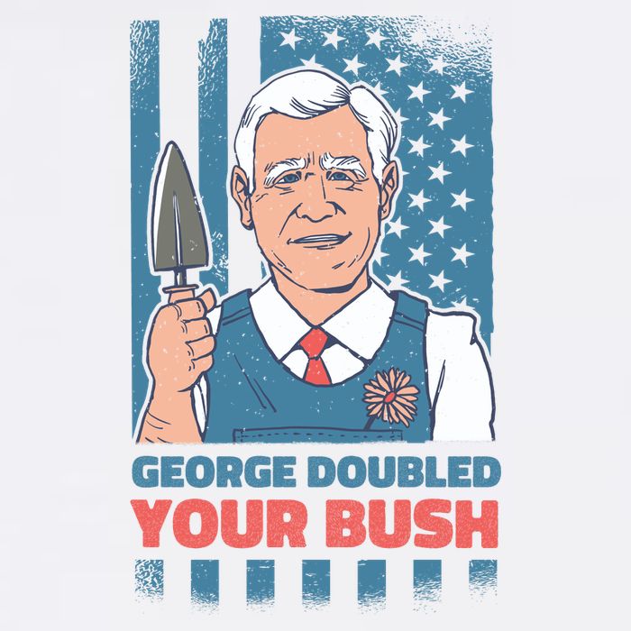 George Doubled Your Bush Funny Garden USA-Made Doggie Bandana