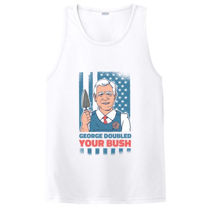 George Doubled Your Bush Funny Garden PosiCharge Competitor Tank