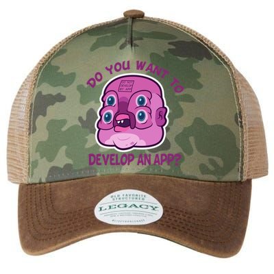 Glootie Do You Want To Develop An App Legacy Tie Dye Trucker Hat