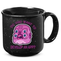 Glootie Do You Want To Develop An App 15oz Campfire Ceramic Mug