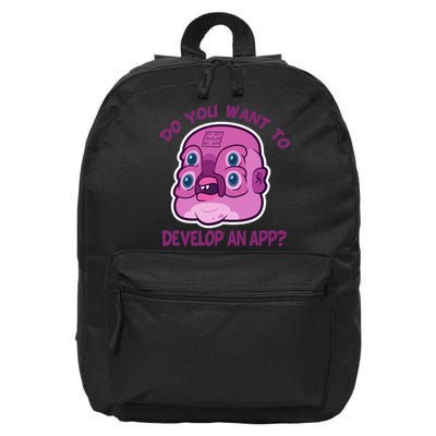 Glootie Do You Want To Develop An App 16 in Basic Backpack