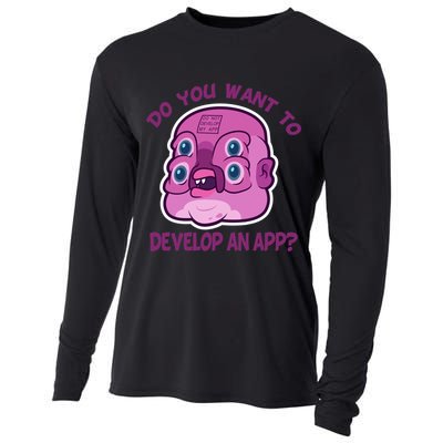 Glootie Do You Want To Develop An App Cooling Performance Long Sleeve Crew