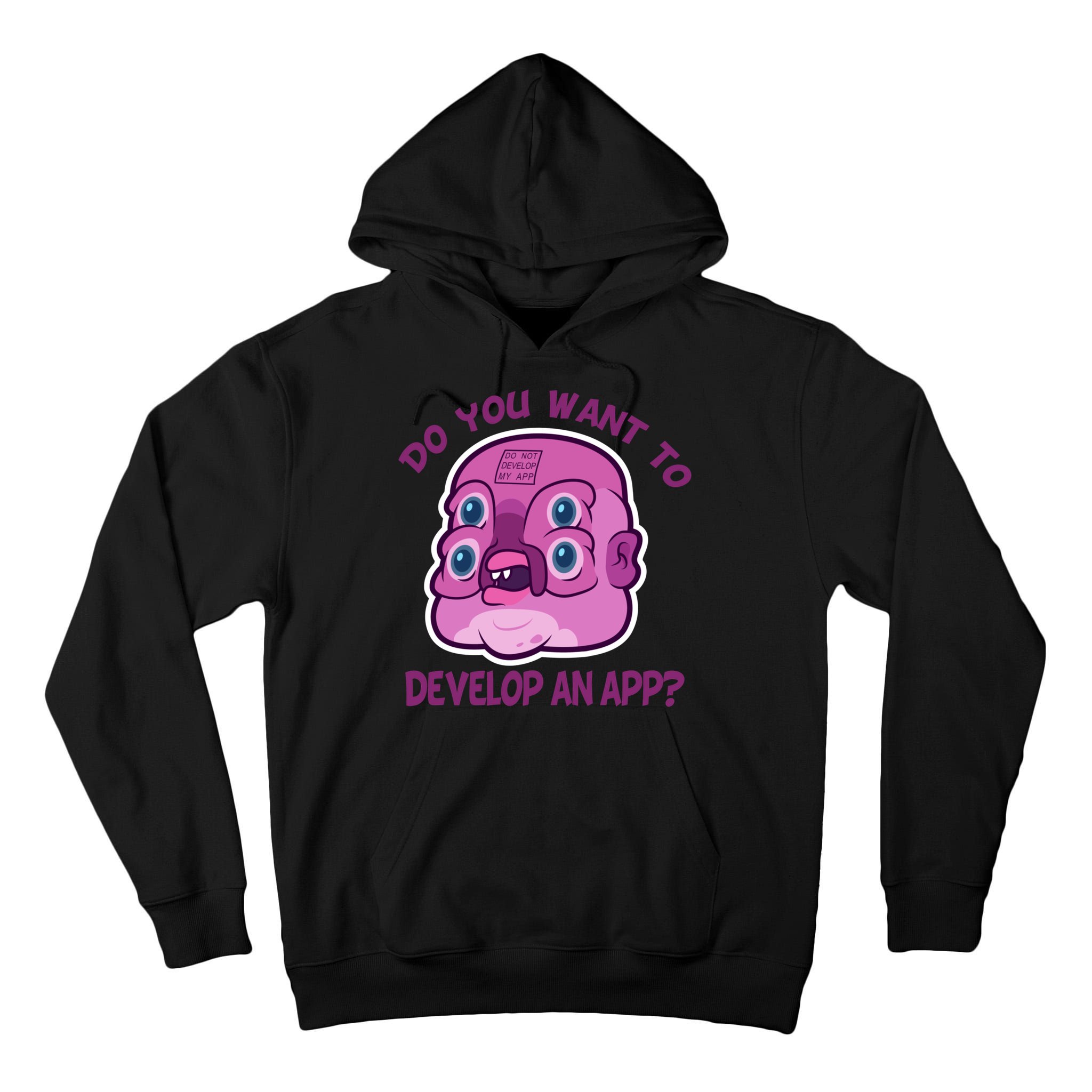 Glootie Do You Want To Develop An App Tall Hoodie