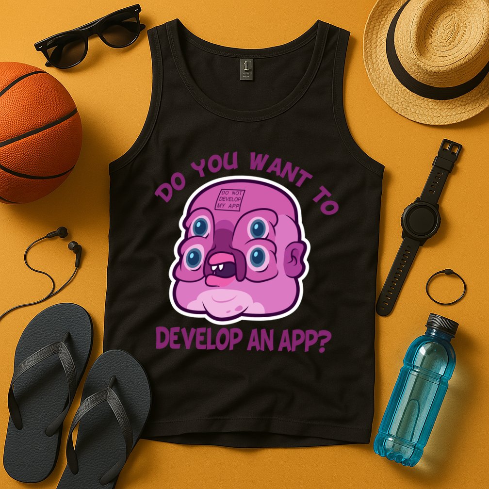 Glootie Do You Want To Develop An App Tank Top